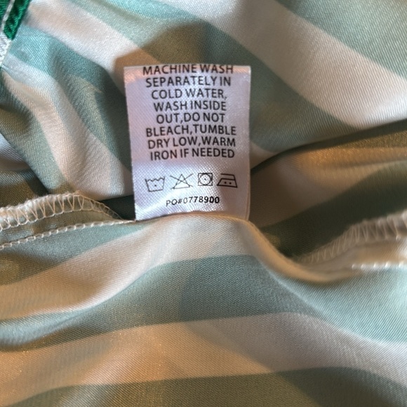 Show Me Your MuMu Classic PJ Pants in spearmint stripe - green & white - Picture 11 of 14